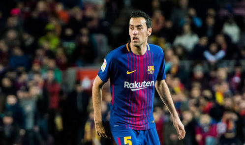 Cedera kaki, Busquets Barca Absen Tiga Minggu 